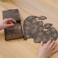 2024 Valentine's Day Wooden Love Puzzle